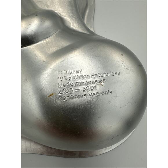 Vintage 1995 Wilton Mickey Mouse Cake Pan With Original Insert Instructions! - Picture 3 of 8